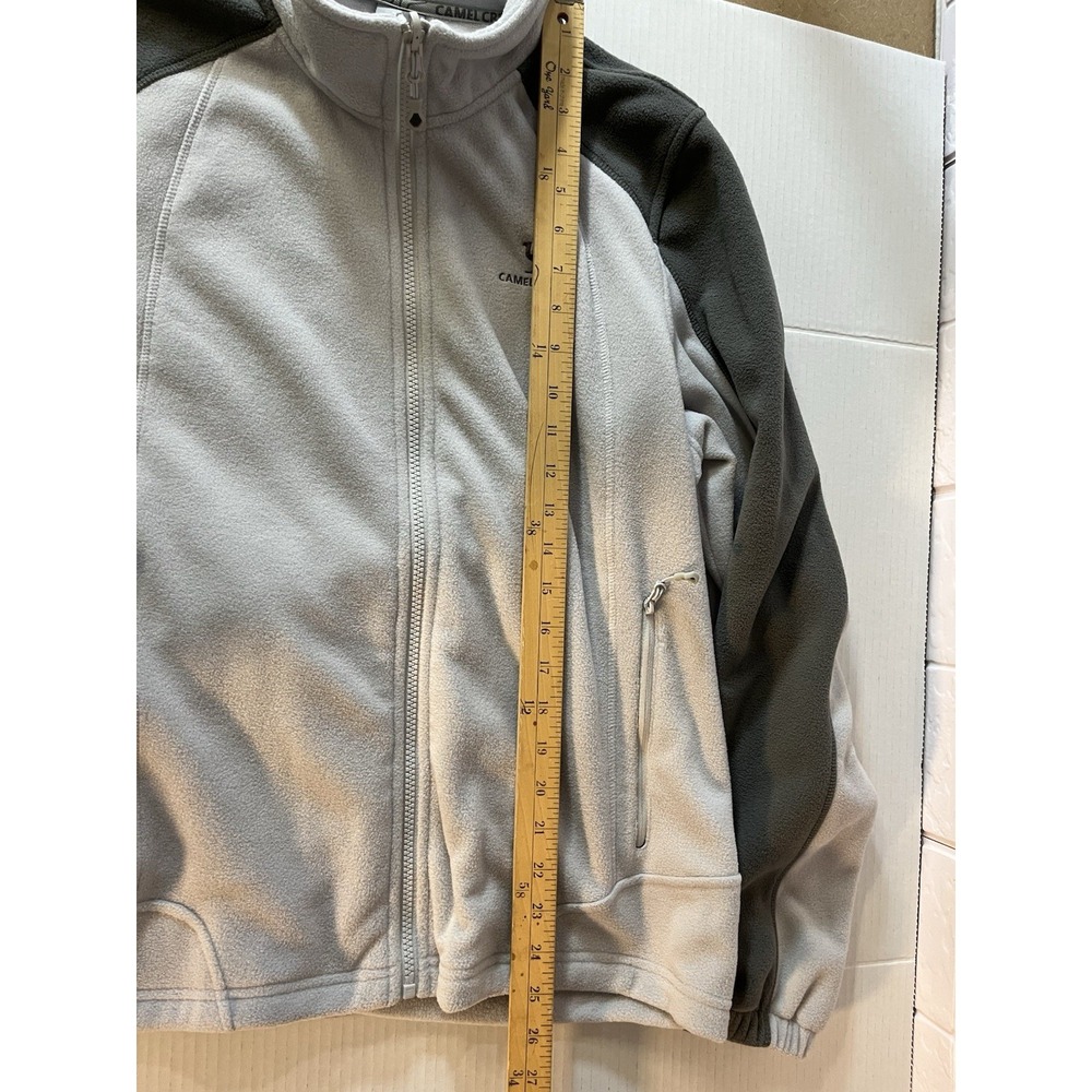 Camel Crown Jacket‎ Womens Large Gray Fleece Full Zip Active Casual Outdoor - Picture 7 of 7